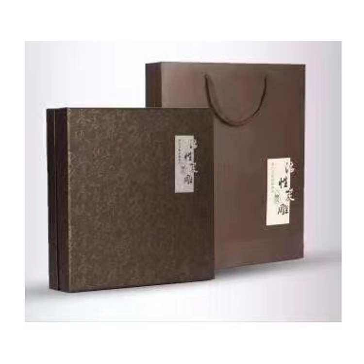 创新活性炭雕 圆盘礼盒 商务配套精美包装 大气包装盒 多规格可选