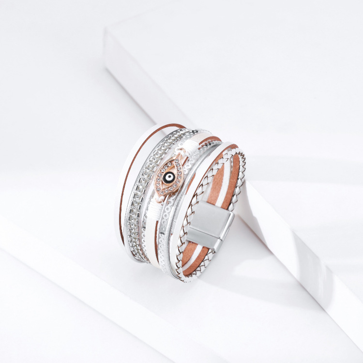 wholesale jewelry wide-brimmed eye shape bracelet Nihaojewelry