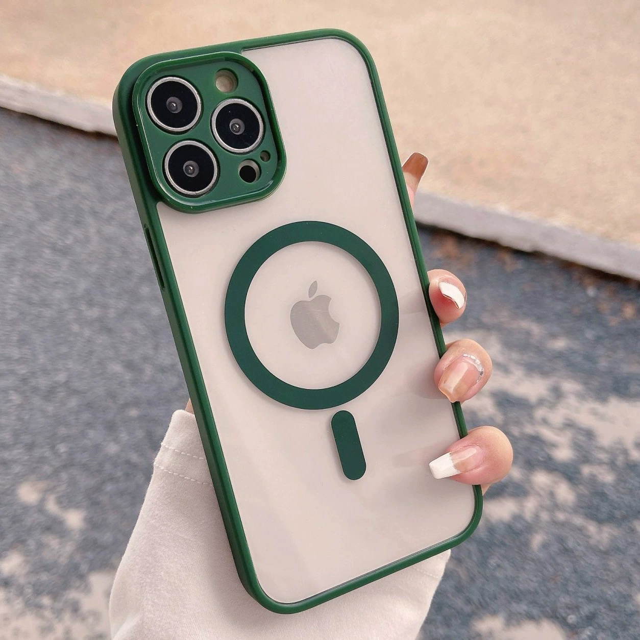 Чехол для телефона (Apple) совместимый с iPhone 13, прозрачная крышка из поликарбоната, матовый TPU-корпус, защита от падения