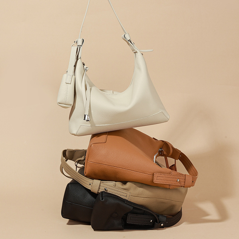 Fashionable Women's Half Moon Hobo Bag Crossbody Shoulder Bag_voghion.com