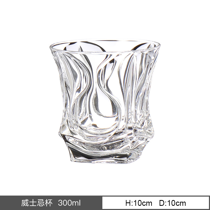Importación checa de Bohemia BOHEMIA cristal copas de vino extranjero dibujado línea dorada taza de whisky conjunto de vinos image 6