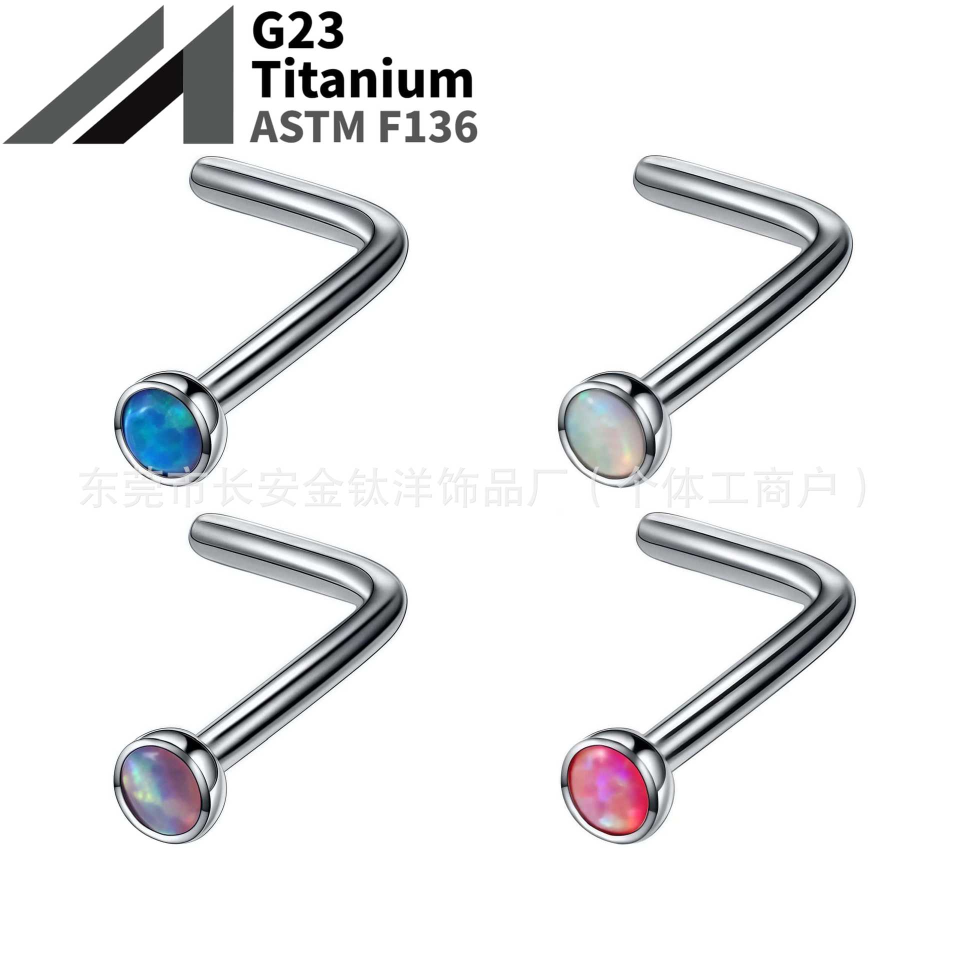 16G labret stud size and finish detail