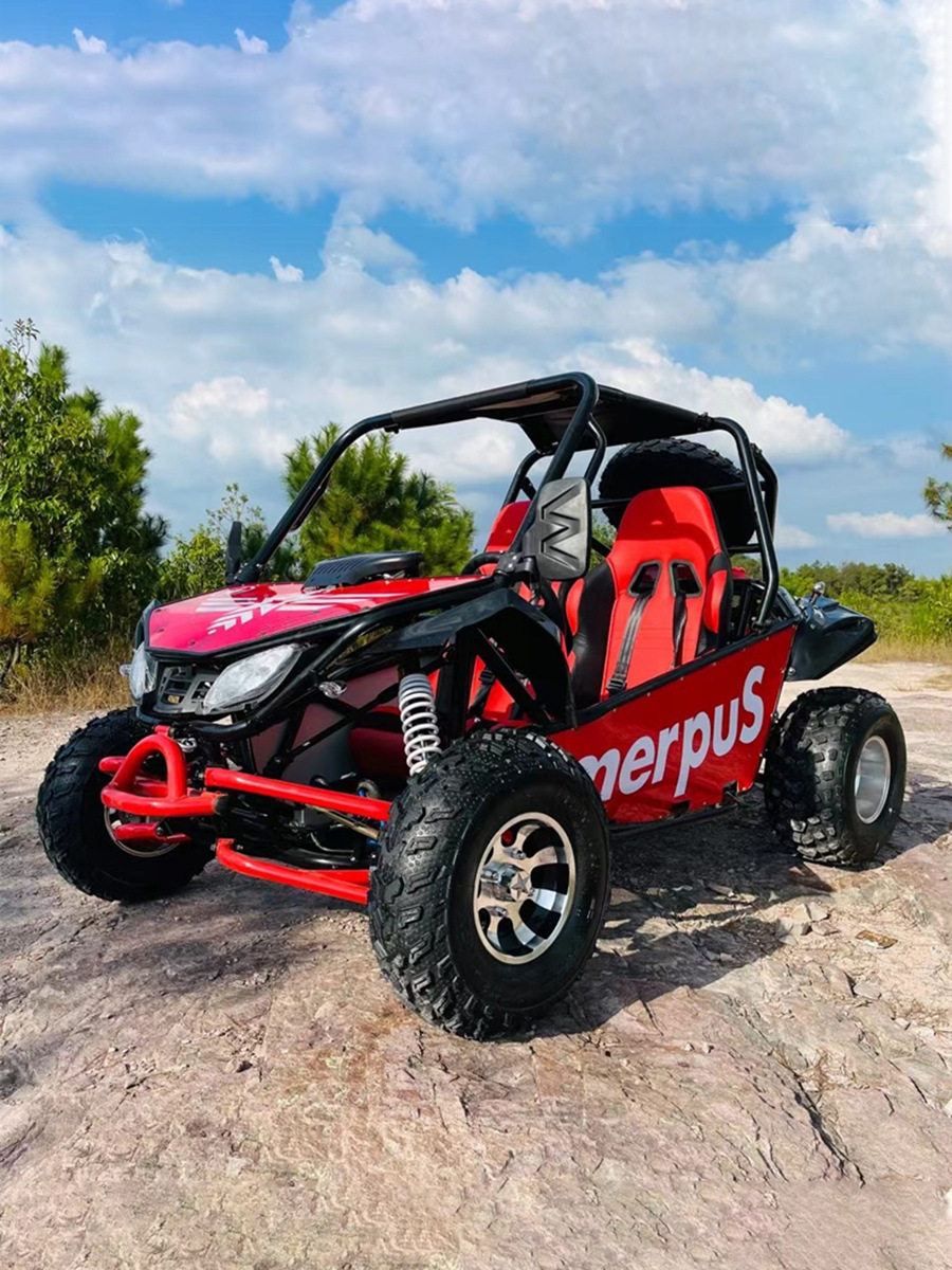 Todo terreno ATV de cuatro ruedas todoterreno kart 200cc gasolina adulto motocicleta patio de recreo escénico doble ATV