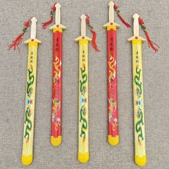 Factory wholesale children's wooden toys Green Dragon Sword wooden sword Noble Sword sold well at roadside stalls in tourist attractions