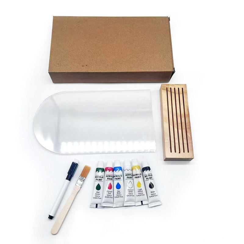 クロスボーダー透明カップル家族手形装飾フォトフレーム DIY アートお土産複数人手形額縁テーブル|undefined