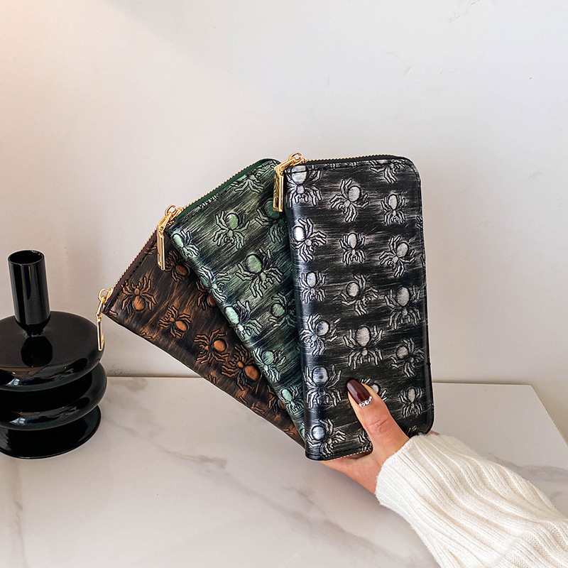 Fashion Retro Spider Long Women's Wallet 2025 New Large Capacity Wallet Card Holder Coin Purse Wallet Fashion Retro Spider Long Women's Wallet 2025 New Large Capacity Wallet Card Holder Coin Purse Wallet