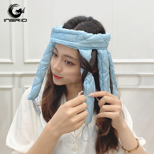 Amazon's upgraded lazy eight-claw curling iron squid sponge large wave curling iron sleeping heatless curling iron