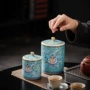 高档家用小号陶瓷茶叶罐