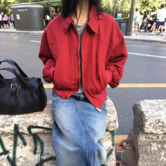 现H 韩国东大门breathe同款2025秋季款时尚百搭翻领双面休闲外套