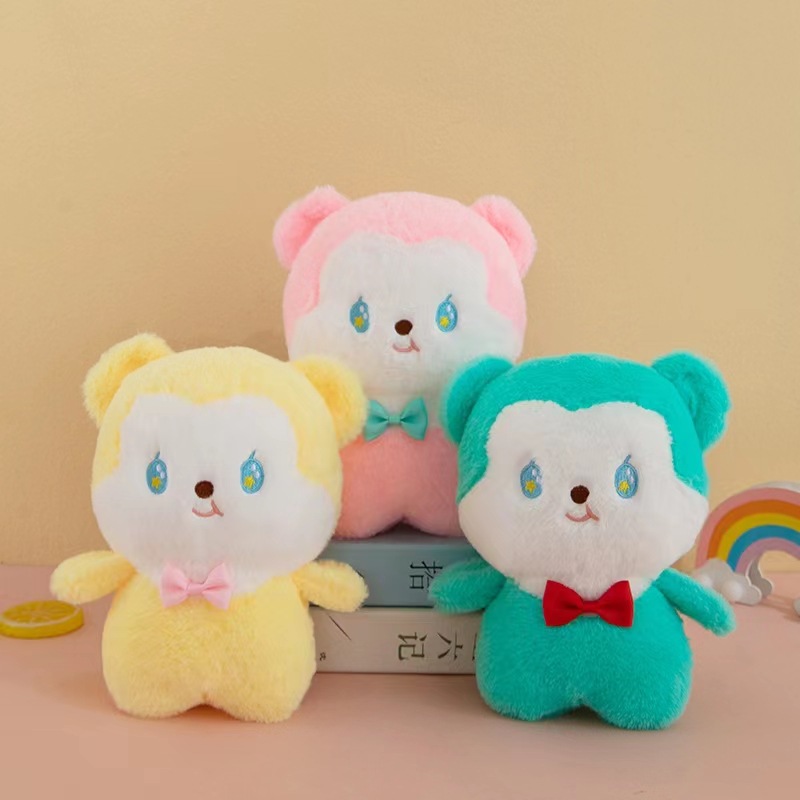 Juguetes de peluche lindos muñecas de frutas almohada muñeca agarra muñeca boda tira muñeca de tela muñeca estand juguetes regalos