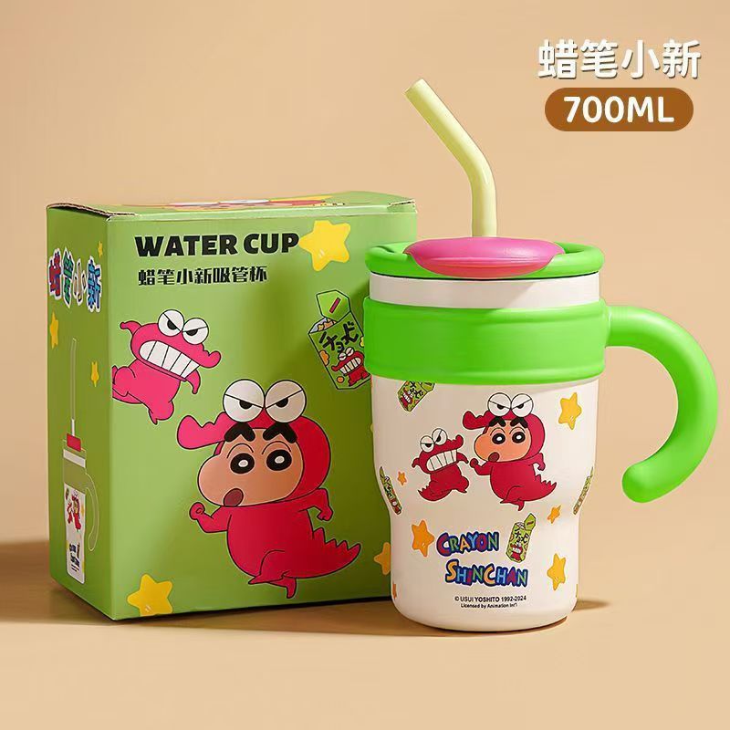 Sanrio Hello Kitty taza de vacío gigante chica paja Linda taza de agua taza de helado de oficina