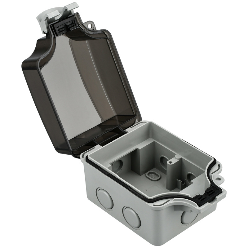 Outdoor waterproof socket 86 type integrated surface-mounted power…