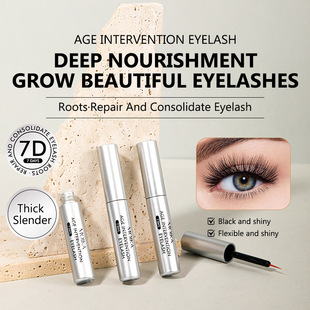 Full English packaging eyelash liquid 4ml eye natural eyelash care foreign trade cross-border export skin care wholesale