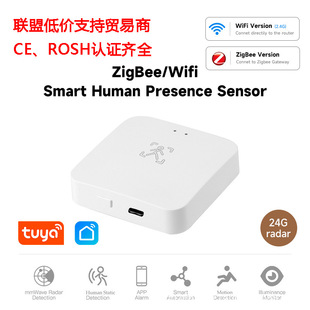 Graffiti WiFi Smart Home Human Presence Sensor 24G Radar Millimeter Wave Human Presence Sensor