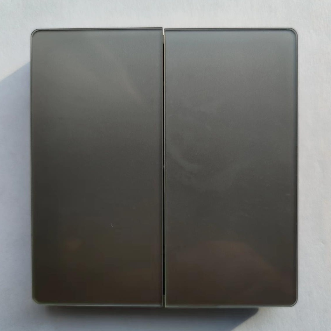 Tempered glass household wall switch, hotel luxury switch, starry silver USB socket, foreign trade switch panel