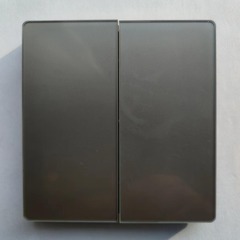 Tempered glass household wall switch, hotel luxury switch, starry silver USB socket, foreign trade switch panel