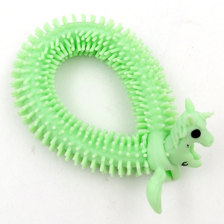 Wholesale Cartoon Unicorn Horse Caterpillar Decompression Toy Nihaojewelry display picture 8