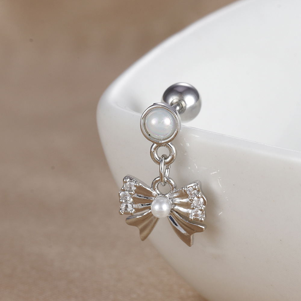 4g Weight straight barbell Piercing needle type spike Piercing ball type Pearl, Zircon Inlay Material Ear Studs Classification Ear Cartilage Rings & Studs Piercing Type 1 Piece Quantity Daily Occasion 304 Stainless Steel, Copper Material Heart Shape, Butterfly Pattern Women's Gender Inlay Design Shiny, IG Style Style 1 Piece Ear Cartilage Rings & Studs IG Style Shiny Heart Shape Butterfly 304 Stainless Steel Copper Inlay Pearl Zircon Ear Cartilage Rings & Studs 15