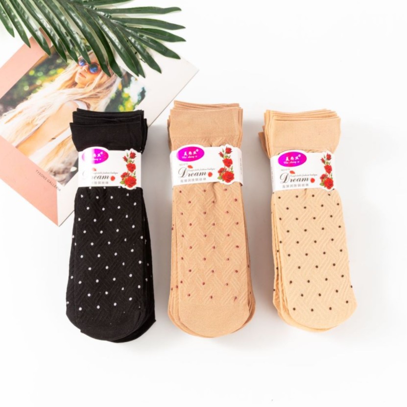 Thickened Steel Stockings, Non-Slip Cotton Bottom Loose Socks, Mother's Socks, Short Wear-Resistant Loose Wide Mouth Socks, Women's Socks, Spring