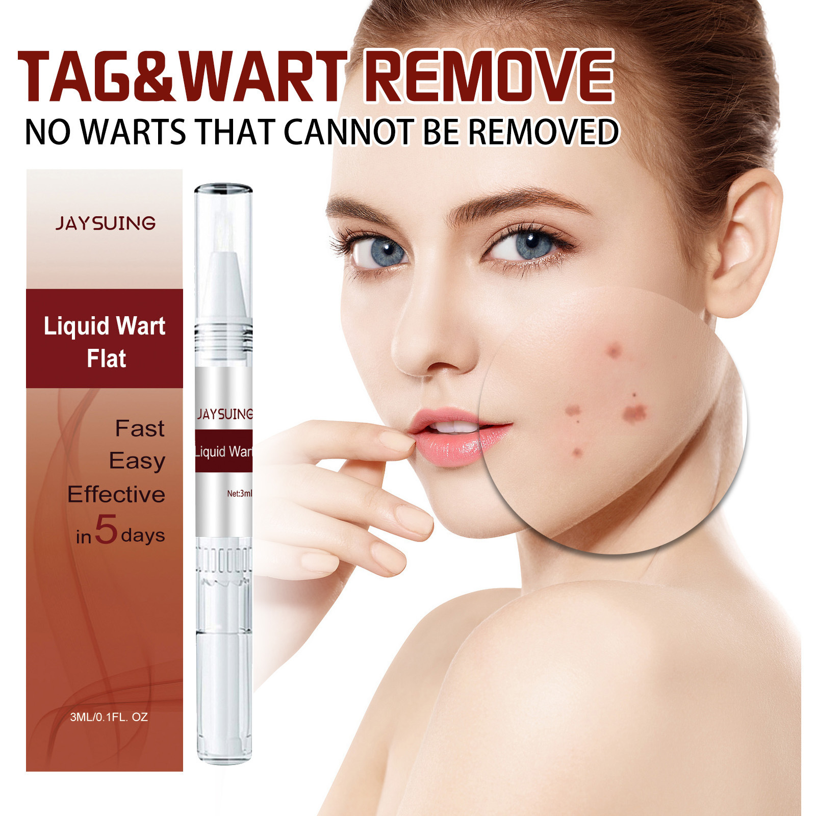Jaysuing Skin Care Pen for Softening and Smoothing Body Skin, Gentle Cleansing Skin Care Pen