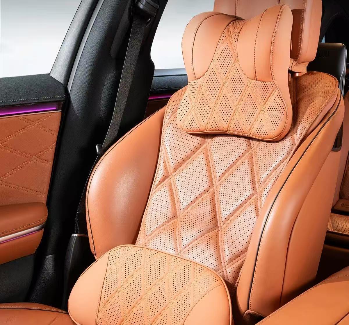 Suitable for Xiaomi, Li Auto, Tesla, AITO, BYD car headrest cushions, high-end car neck pillows and cushions