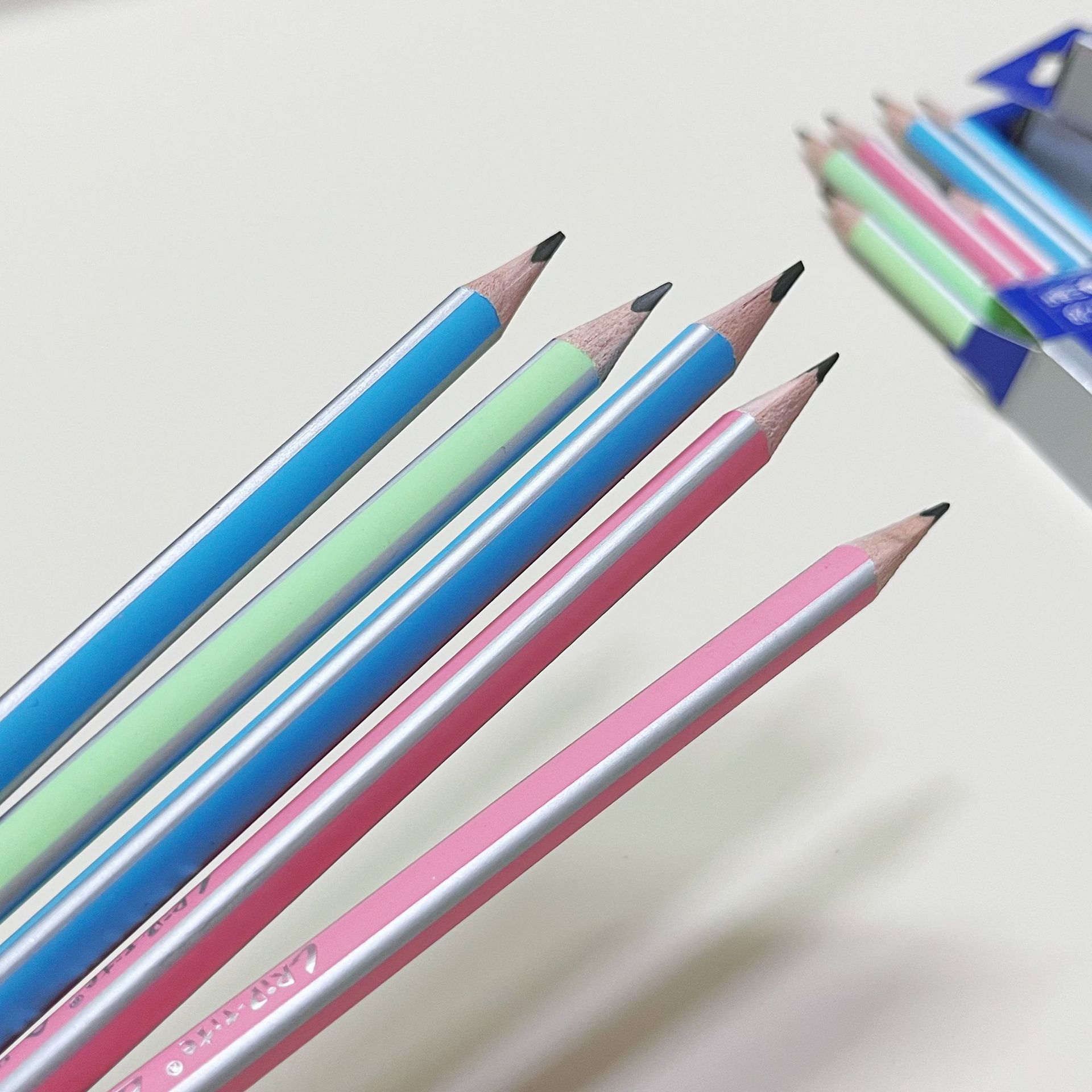 Marco estudiante lápiz de escritura 9020 triángulo corrección Grip HB Escuela Primaria estudiante niños principiante escritura