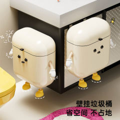家庭用ゴミ箱 蓋付き 壁掛け 浴室 キッチン トイレ 特大ペーパーバスケット かわいい 高価値 大容量