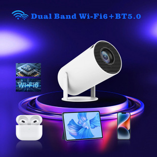 Projector Home Portable Ultra-High Definition Living Room Wall Projection Wireless Same Screen