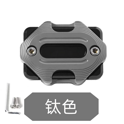 Pcx150/160/125 Motorcycle Modified Cnc Aluminum: Motosiklet ləvazimatları və aksesuarları - 018-upper-pump-cover-titanium-color