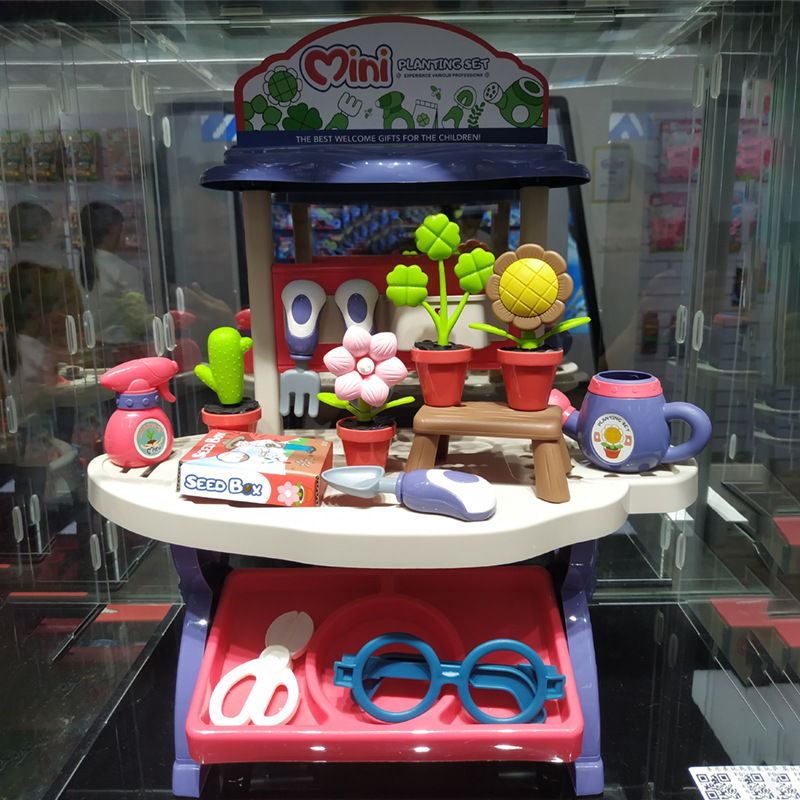 Transfronterizo de los nuevos niños juego de simulación de juguete casa traje bebé interactivo cocina herramienta accesorios color arcilla herramienta Mesa