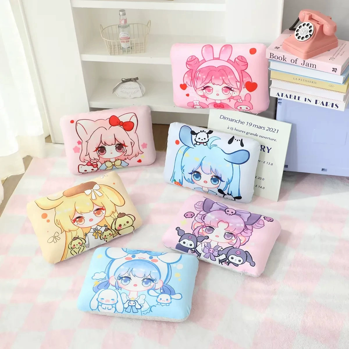 Sanrio, mat, cute pillow for sleep