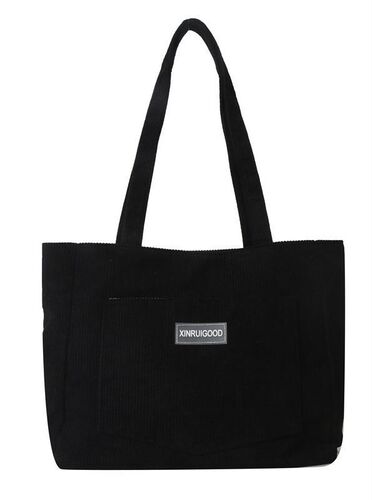 Large-capacity tote bag for women, trendy corduroy shoulder bag, Instagram-style underarm bag, handheld handbag