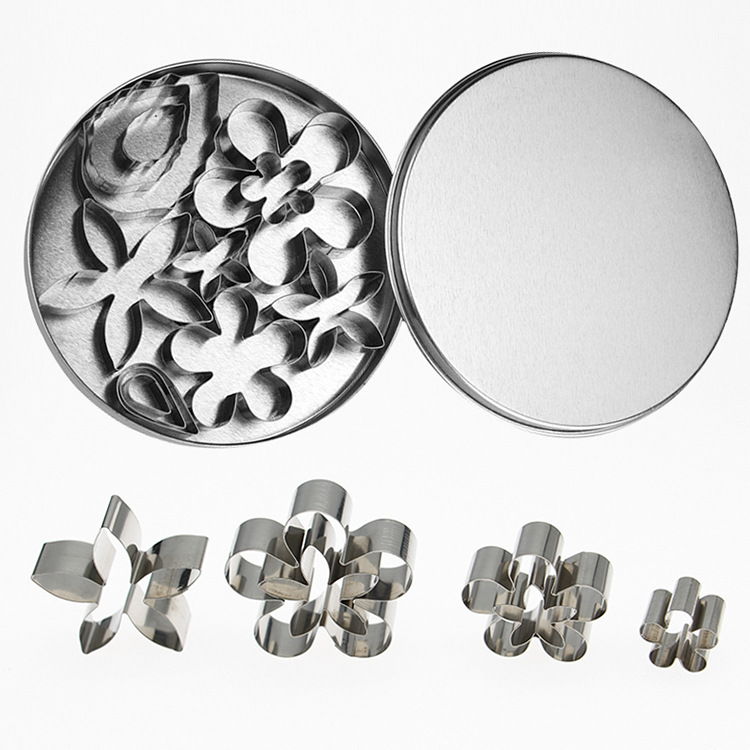 不鏽鋼數字字母餅模餅乾切模圓形慕斯圈蛋糕模具聖誕曲奇餅乾模具