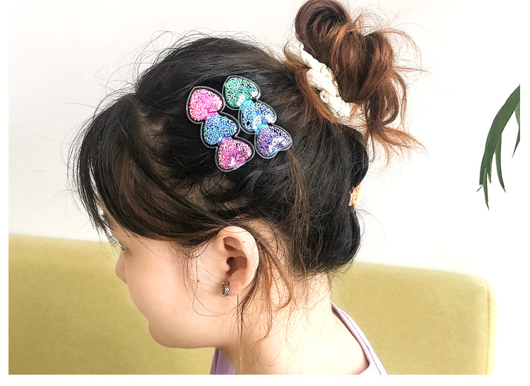 Cartoon Style Heart Shape Pu Leather Hair Clip 1 Piece display picture 3