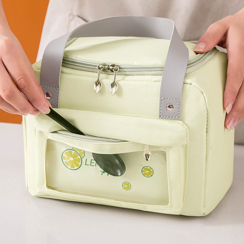 Japanese portable lunch bag, portable picnic bag, outdoor insulation bag, aluminum film lunch box bag, children's lunch box bag wholesale