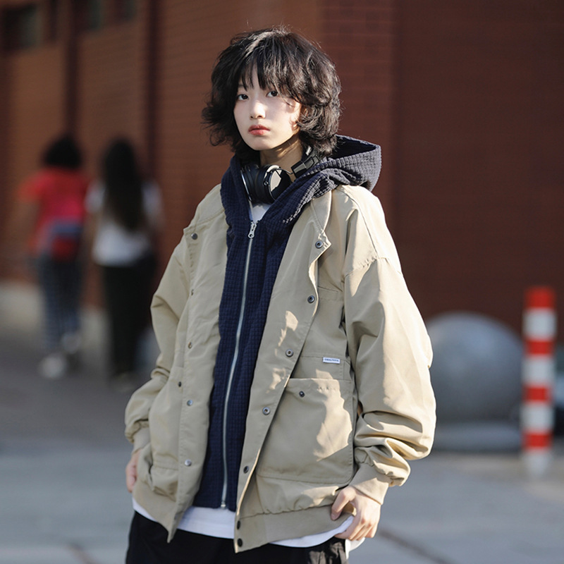Khaki, quilted
