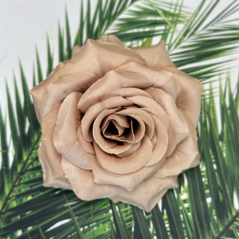 仿真10cm玫瑰花头520花艺蛋糕婚礼装饰婚车布置DIY假花摆件批发|undefined