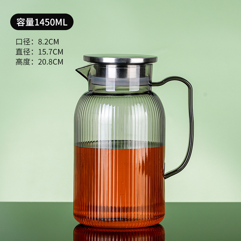 Pot acrílico jar de jugo de plástico cerveza de restaurante jar de agua resistente a altas temperaturas jar de agua fría resistente a caídas tetera de frutas