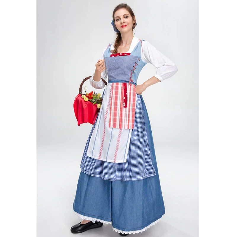 Retro long skirt, suit, halloween, wholesale