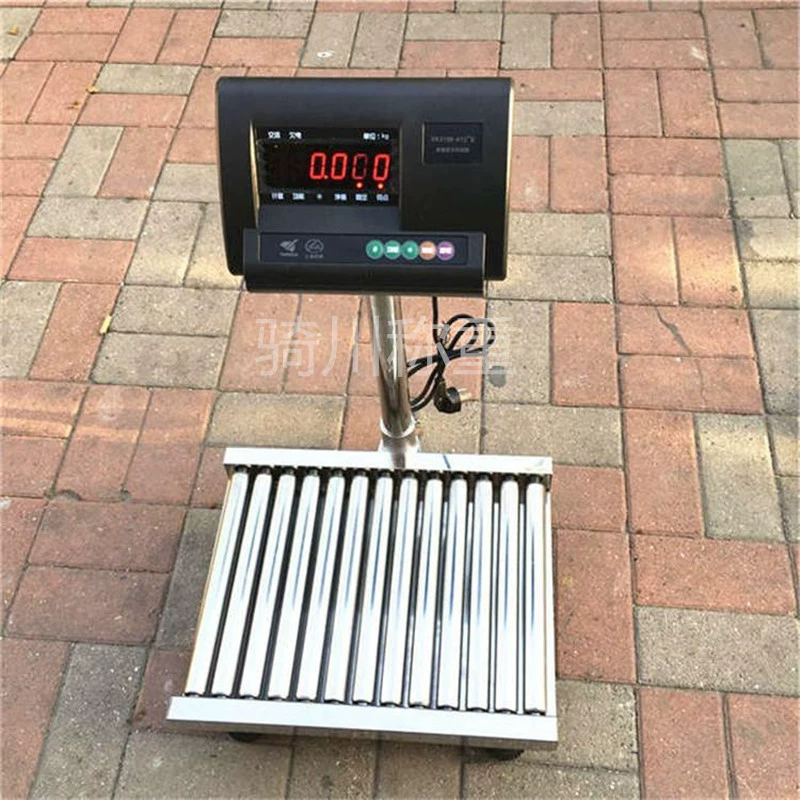 Завод 15kg Электронные весы 20 кг барабан настольные весы трехцветный дисплей конвейер ленты электронные весы