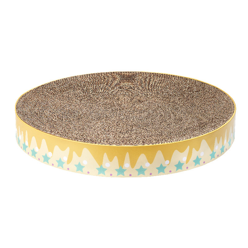 TUFFHOUND猫抓板耐磨圆形瓦楞纸自嗨猫薄荷猫窝猫咪玩具猫猫用品