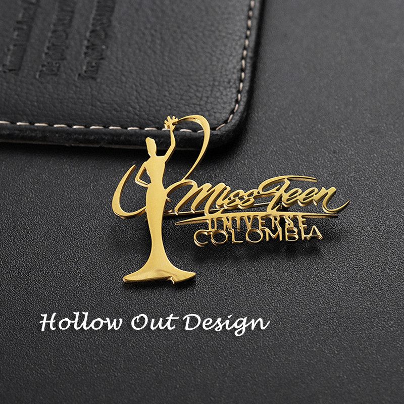 Broche de Metal Esmaltado de Aleación de Zinc, Personalizable, para Eventos y Regalos de Empresa