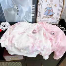 2025儿童秋款卫衣新款女童秋季休闲上衣女孩网红卡通时髦长袖外套
