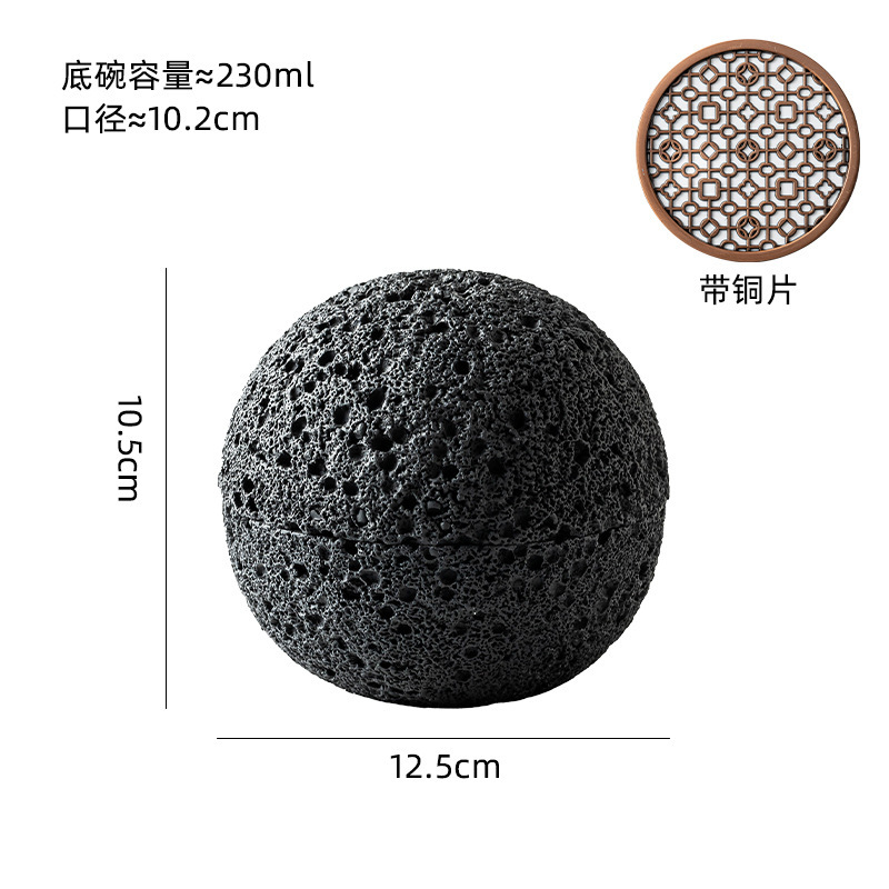 分子料理創意火山石球円形スモーク杯星意境盤食器ホテルはテーブルの上の皿を並べます。|undefined