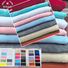 单面素色珊瑚绒法兰绒现货服装玩具拖鞋里布沙发垫布料保暖绒布