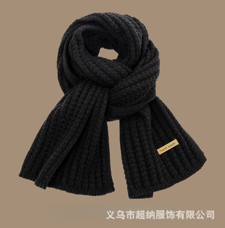 Invierno nuevo bufandas a cuadros de cachemira suave pegajosa flange collar retro grueso calentamiento al por mayor