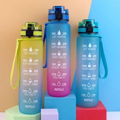 Tritan water cup 1L large capacity bike water bottle outdoor sports portable BPA Free plastic water bottle heat-resistant