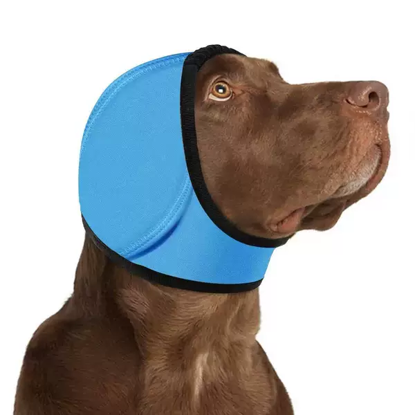 Cross-border pet dog ear cover, soothing head cover, anti-startle, noise-reducing, soundproof, waterproof for summer swimming, soothing dog ear cover