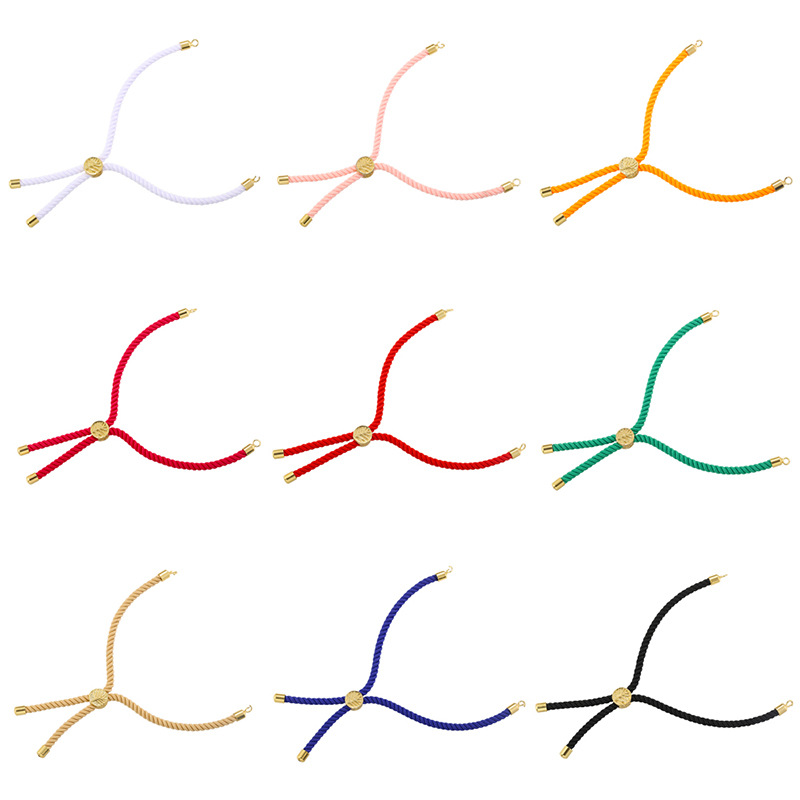 1 Stück Einfacher Stil Einfarbig Kabel Stricken Seil Schmuckzubehör display picture 1