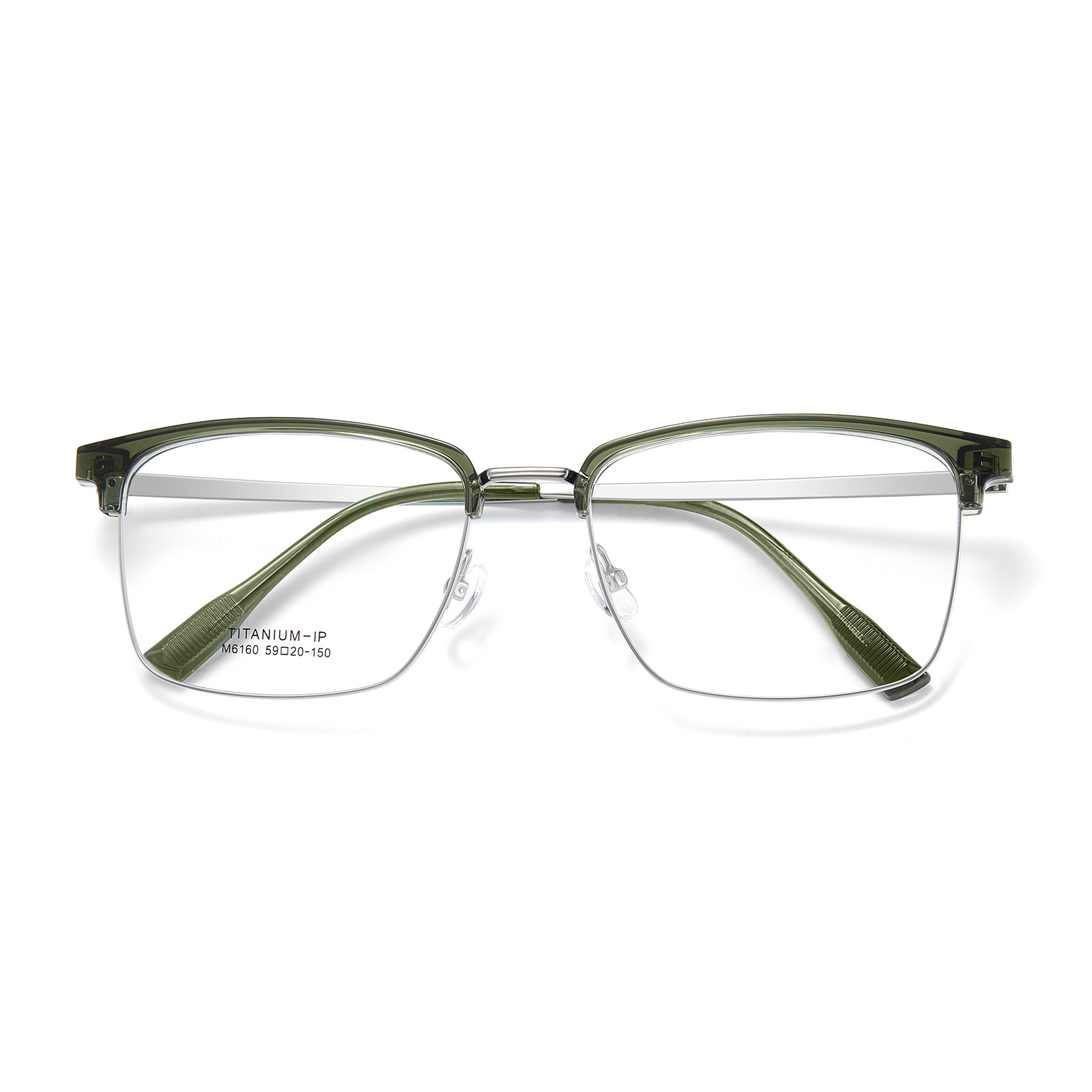 Gran cara ceja especial marco de titanio ocio versátil marco de gafas superelástico anti-deformación Danyang al por mayor con gafas nuevas